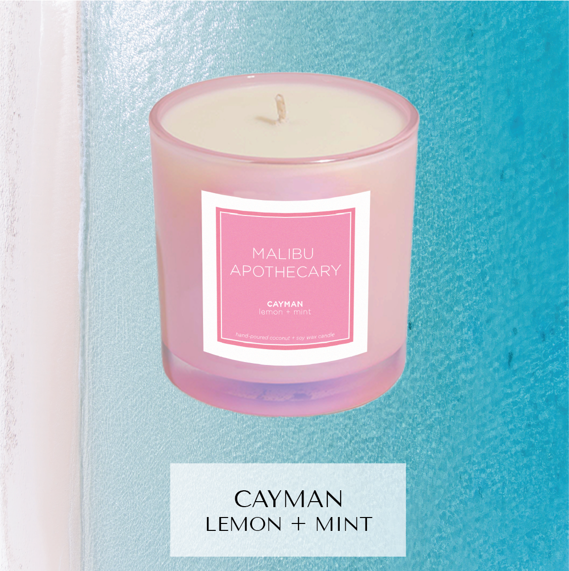 Iridescent Pink Candle