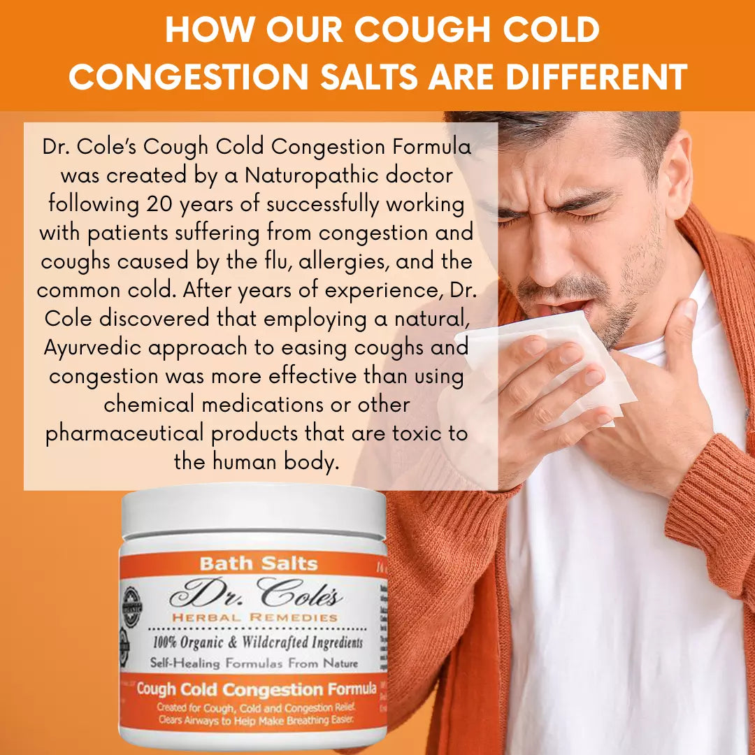 28 - Dr. Cole's Organic Cough Cold Congestion Bath Salts