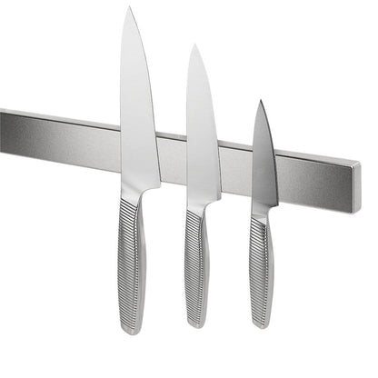 Cheer Collection 16" Stainless Steel Magnetic Knife Holder