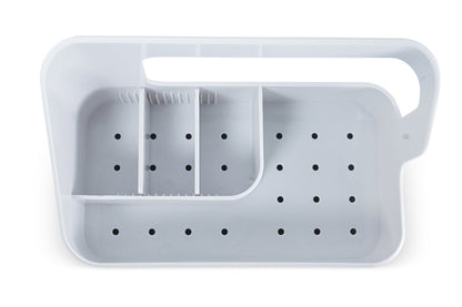 Cheer Collection Kitchen Sink Sponge Organizer with Drip Tray