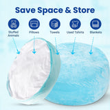 Cheer Collection Microplush Storage Bag, Kids Plush Toy Storage Organizer and Bean Bag Chair