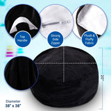 Cheer Collection Microplush Storage Bag, Kids Plush Toy Storage Organizer and Bean Bag Chair