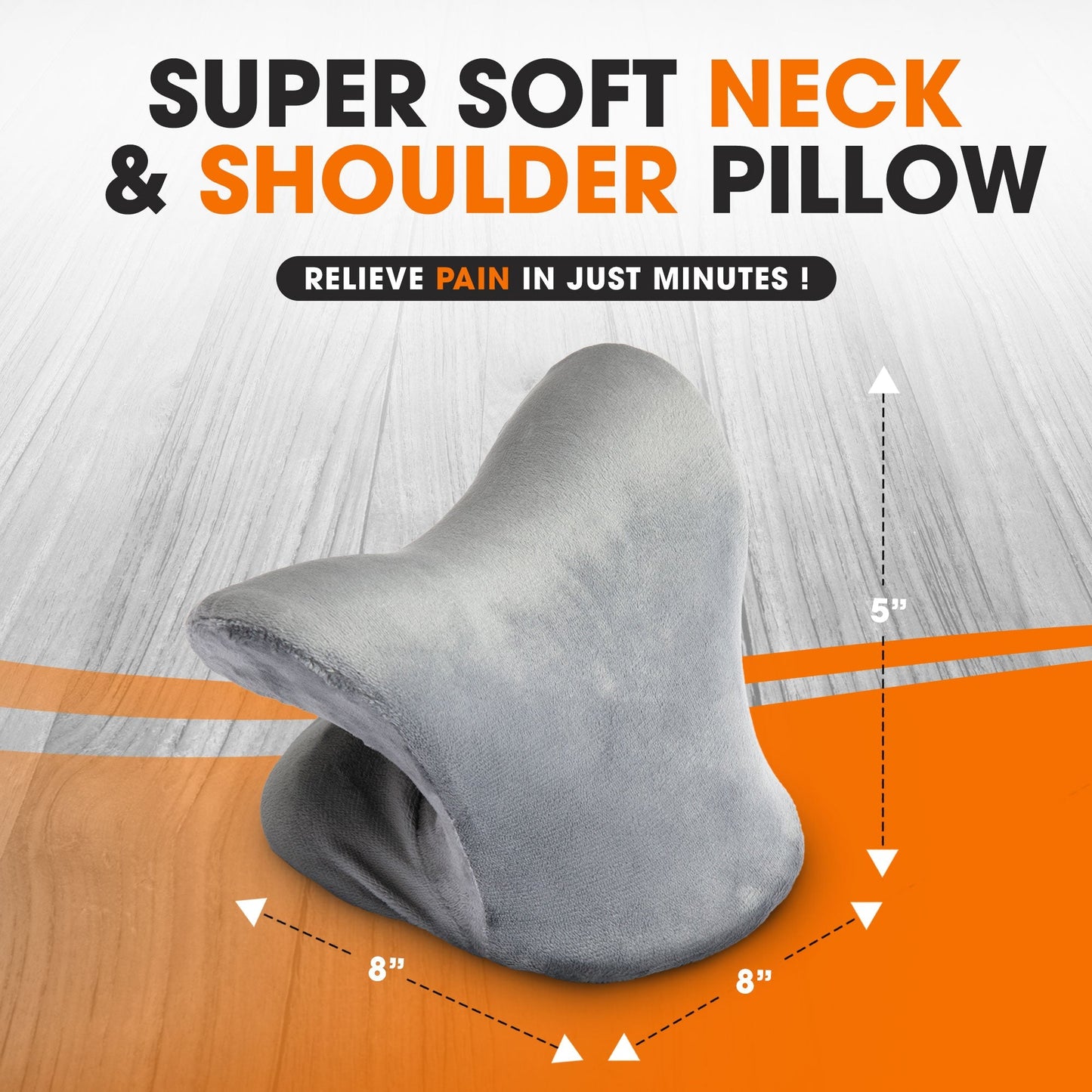 Cheer Collection Neck and Shoulder Relaxer with Washable Cover - Neck Stretcher Shoulder Pain Relief