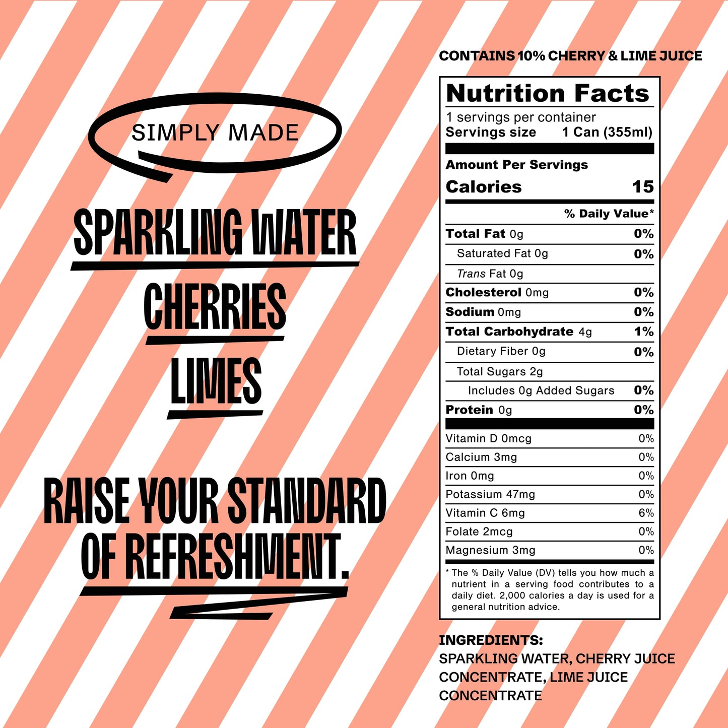 Cherry Lime - Sparkling Water