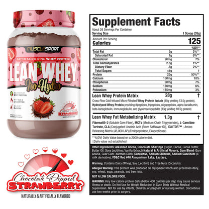 Musclesport Lean Whey ISO Hydro Gourmet Protein