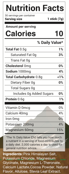 Salt of the Earth | Natural Electrolytes | Chocolate