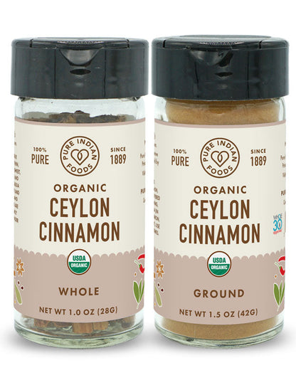 Cinnamon (Ceylon True), Certified Organic