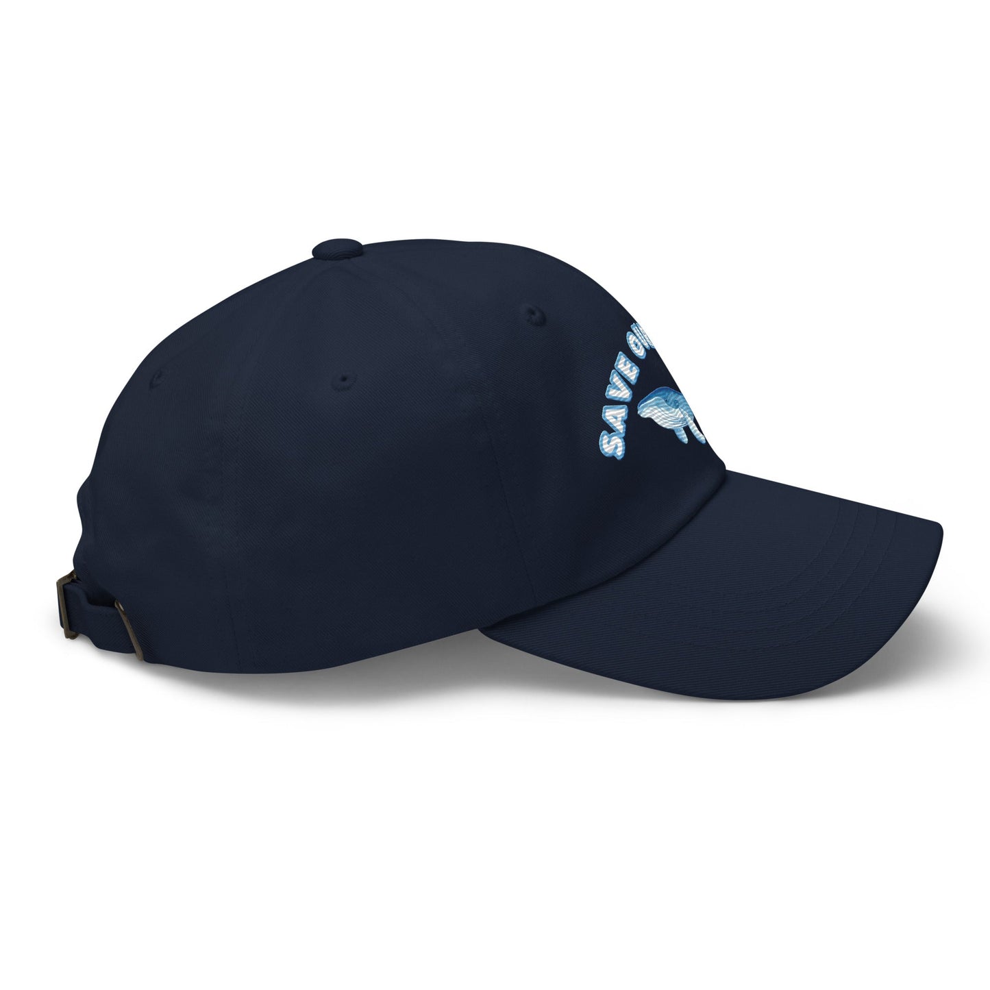 Save Our Seas Whale Dad hat: Pulls 4 pounds of ocean plastic!