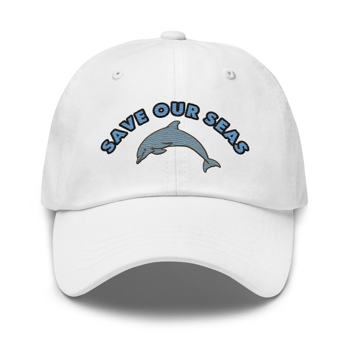 Save Our Seas Dolphin Dad hat: Pulls 4 pounds of ocean plastic!