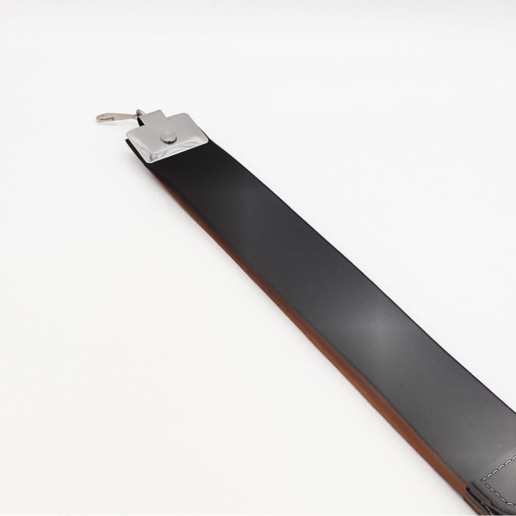 Dural Straight Razor Strop Leather Sharpening Strap 20" Black Barber Strop