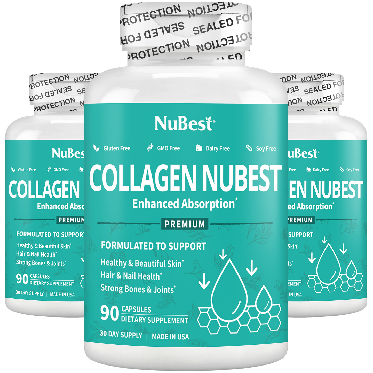 Collagen NuBest, Healthy Skin, Hair & Nails, 90 Capsules by NuBest Nutrition®