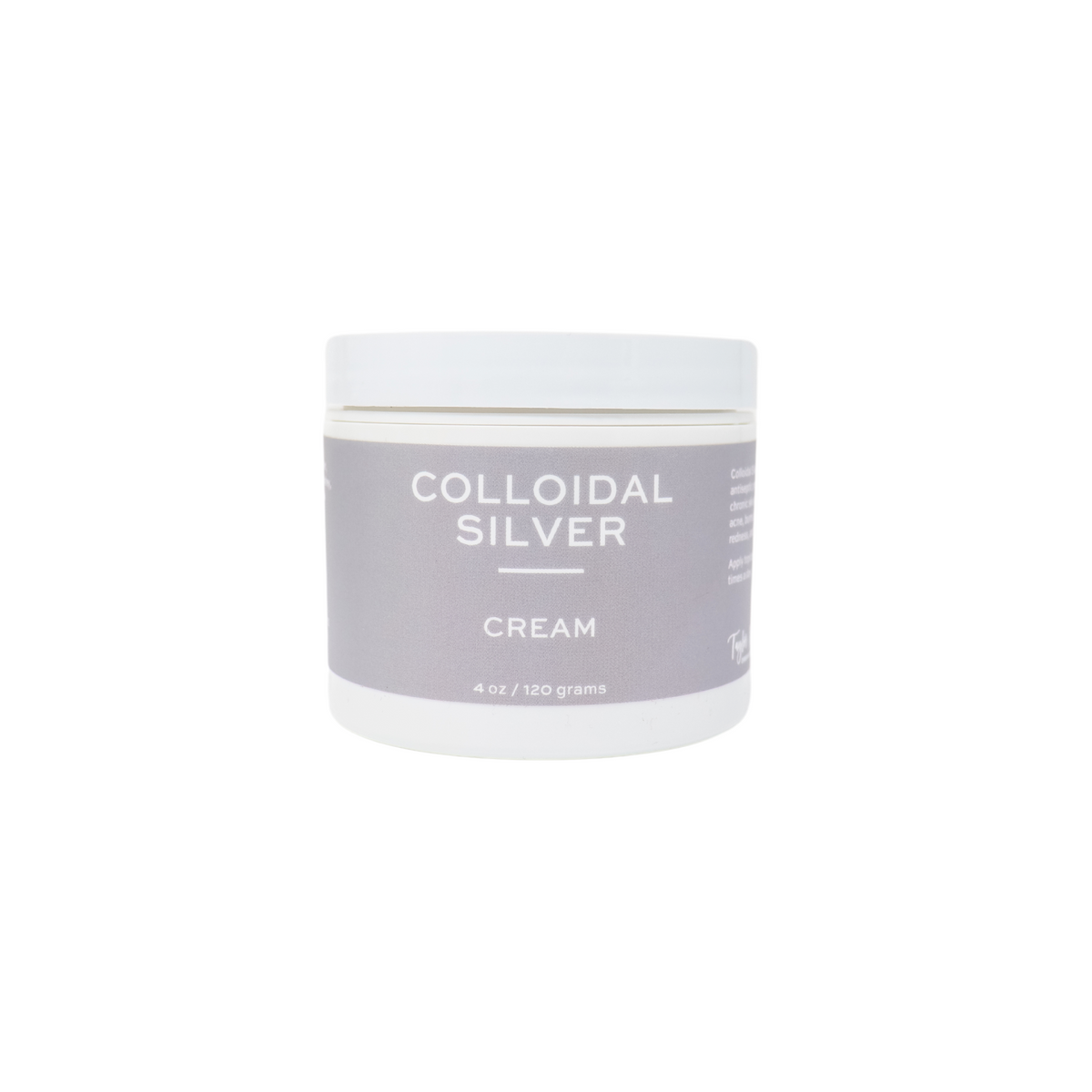 Colloidal Silver Organic Cream