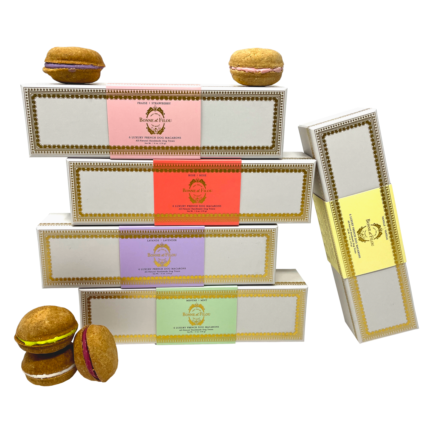 Dog Macaron Club - 1 Year Gift Subscription (Prepaid)