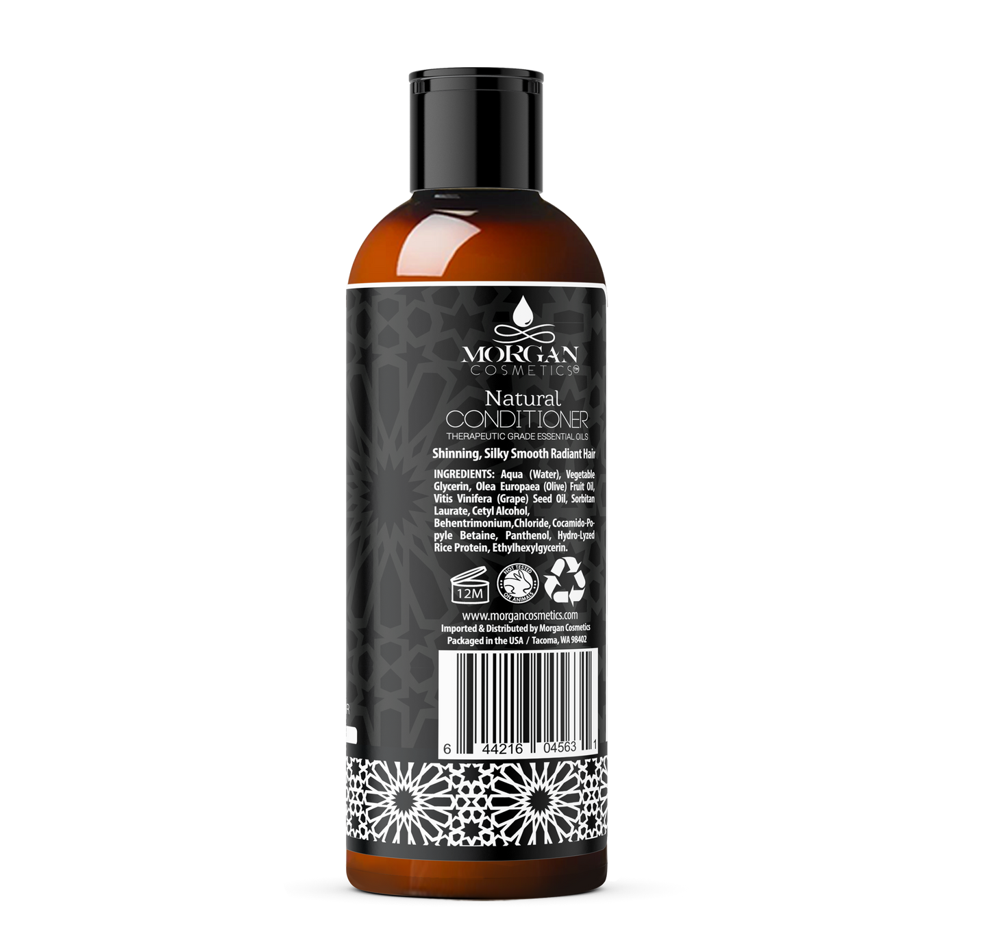 ARGAN NATURAL CONDITIONER LAVENDER 16 OZ Conditioner Lavender - Argan Conditioner Is Also Paraben Free and Synthetic Fragrance Free - 100% Vegetarian. Made In USA. by Morgan Cosmetics