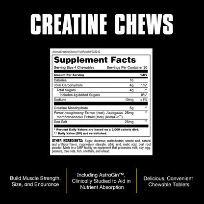 Animal Creatine Chews