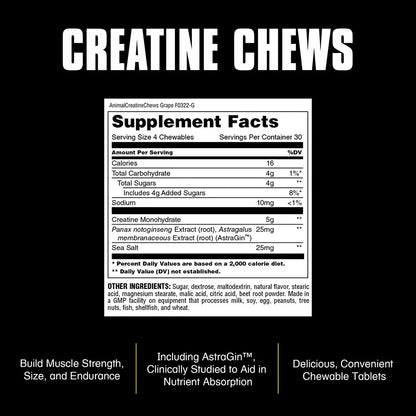 Animal Creatine Chews