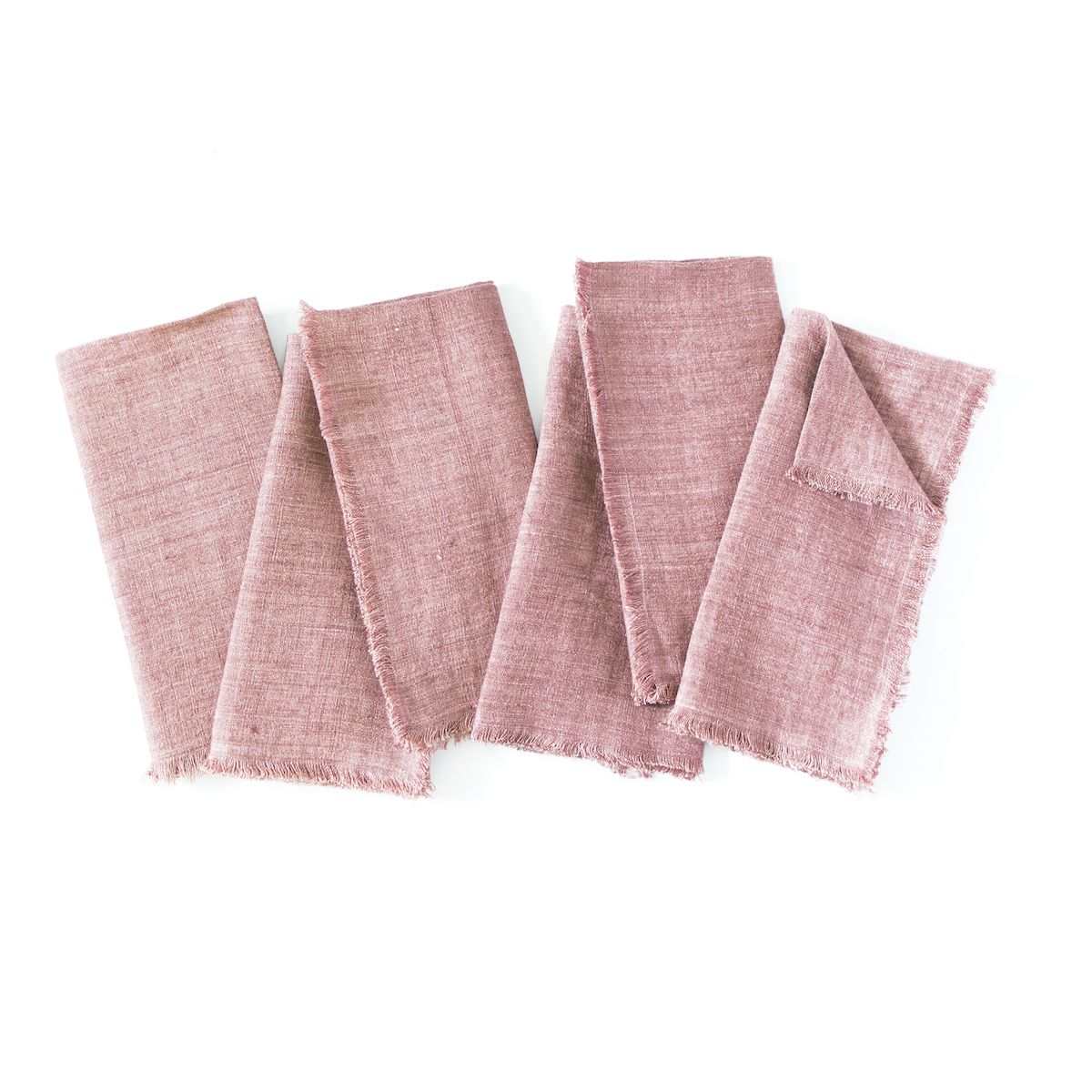 Stone Washed Linen Dinner Napkins by Creative Women