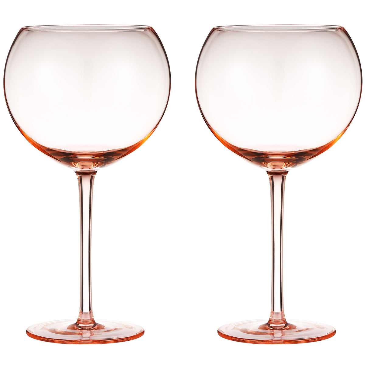 Berkware Set of 2 Sparkling Colored Glasses