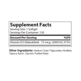 Vitamin D3 Softgels 3000 IU