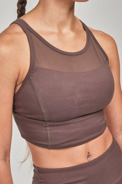 Mesh Sports Bra Top