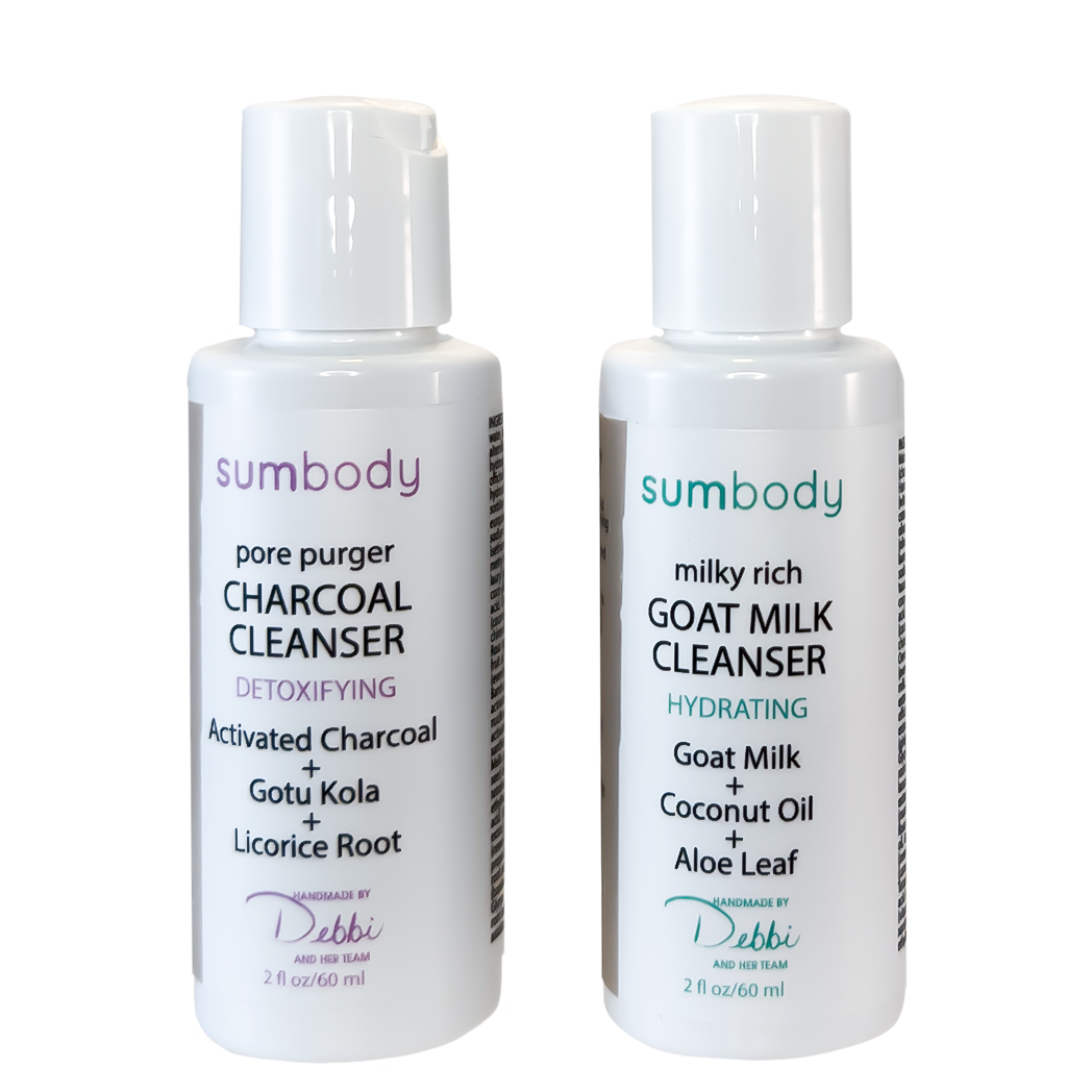 Day and Night Travel Cleanser Duo by Sumbody Skincare