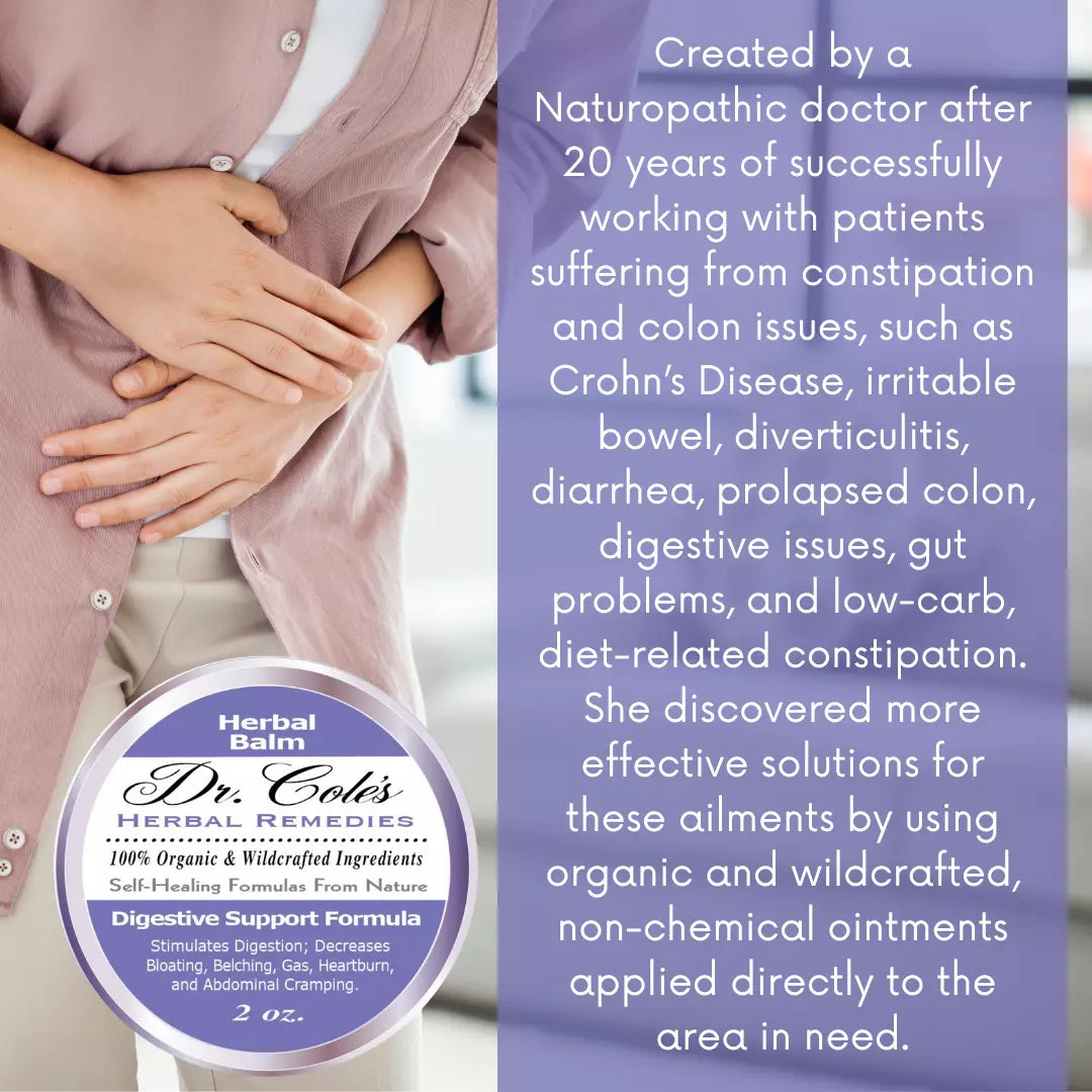 06 - Dr. Cole's Organic Digestive Support Herbal Balm