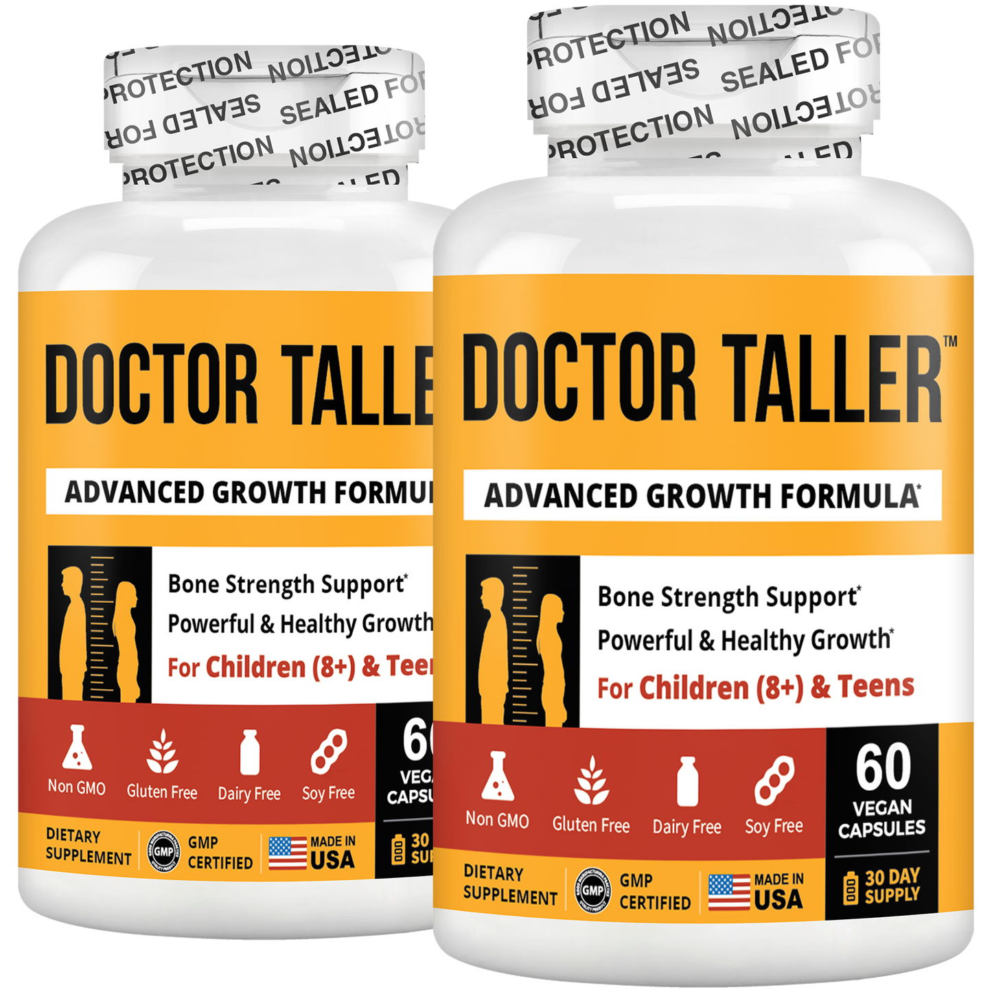 Doctor Taller Kids, Grape Multivitamins, Ages 2-9, 60 Vegan Chewables by NuBest Nutrition®