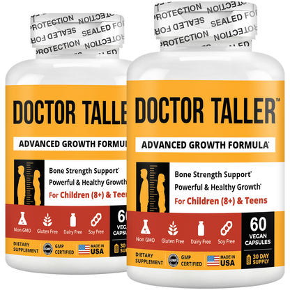 Doctor Taller Kids, Grape Multivitamins, Ages 2-9, 60 Vegan Chewables by NuBest Nutrition®