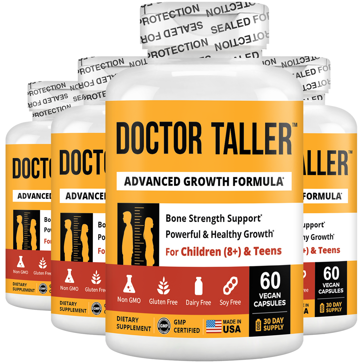 Doctor Taller, For Children (8+) & Teens, 60 Vegan Capsules by NuBest Nutrition®