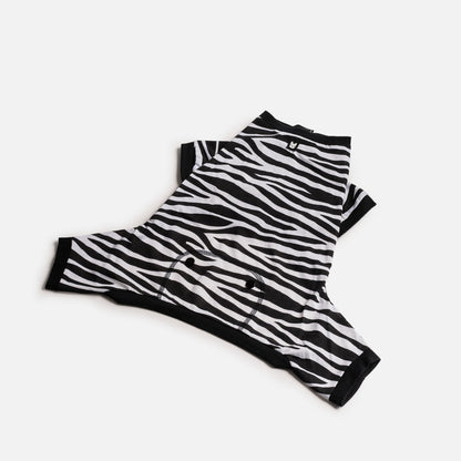 Dog Pajama - Zebra