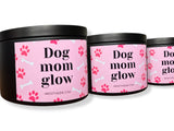 Dog Mom Glow candle by Angsty Addie