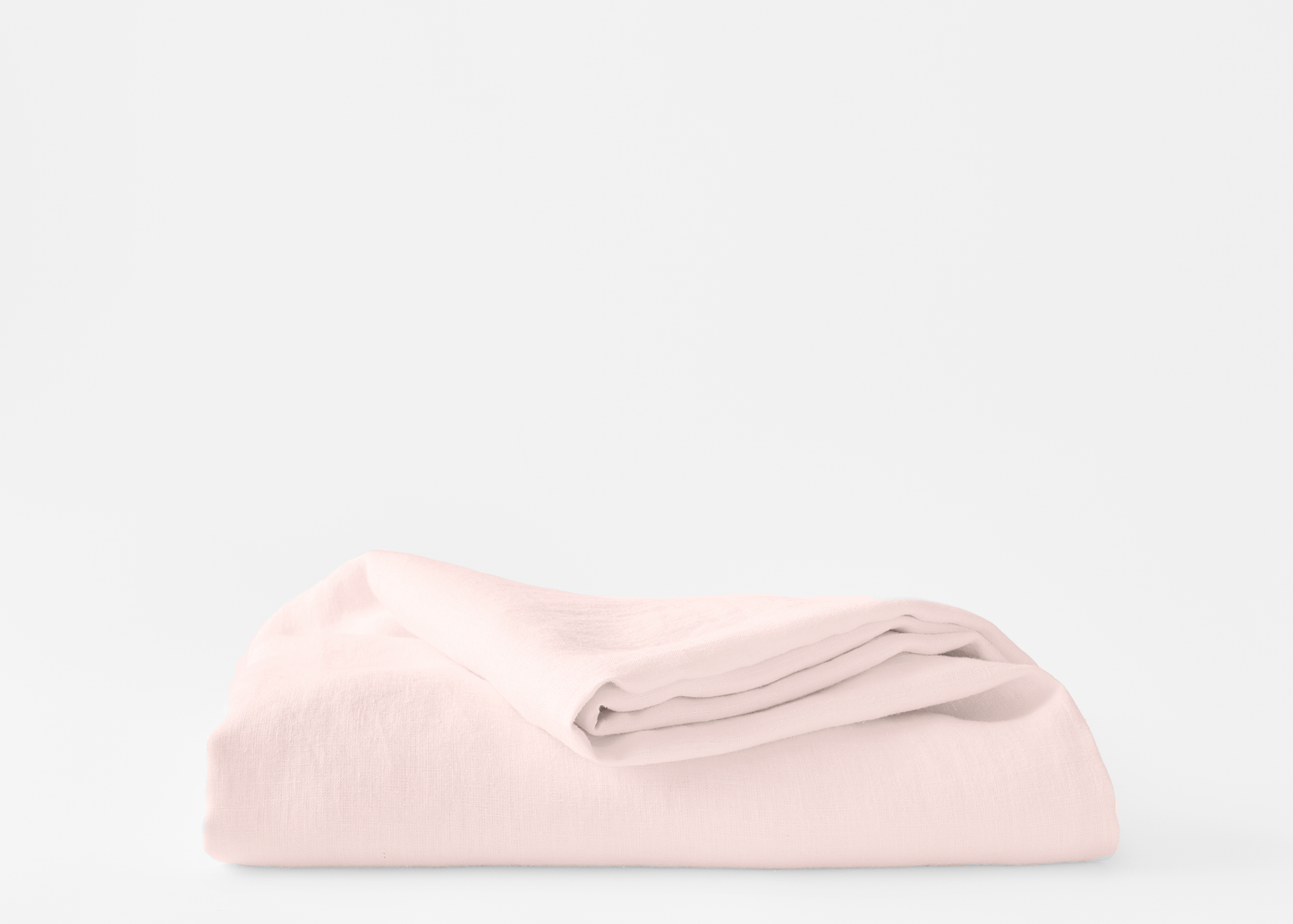 Hemp Duvet Cover in Rosewater