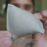 Stingray Cat Toy in Cotton with Buckwheat for Crinkles and Organic Catnip