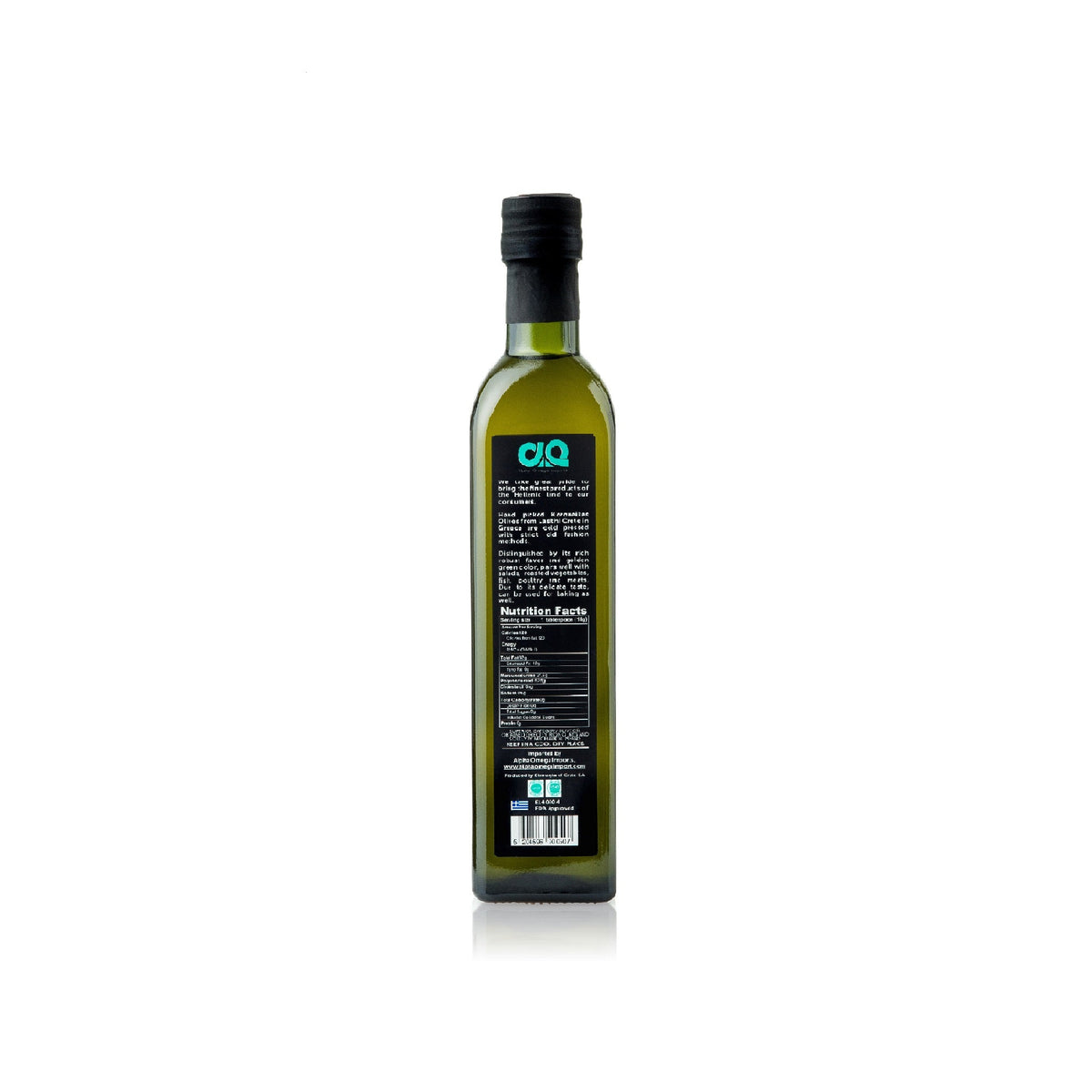 Eliovi Extra Virgin Olive Oil from Eastern Crete - Premium Quality, First Cold-Pressed Koroneiki Olives 16.9 Fl. Oz by Alpha Omega Imports