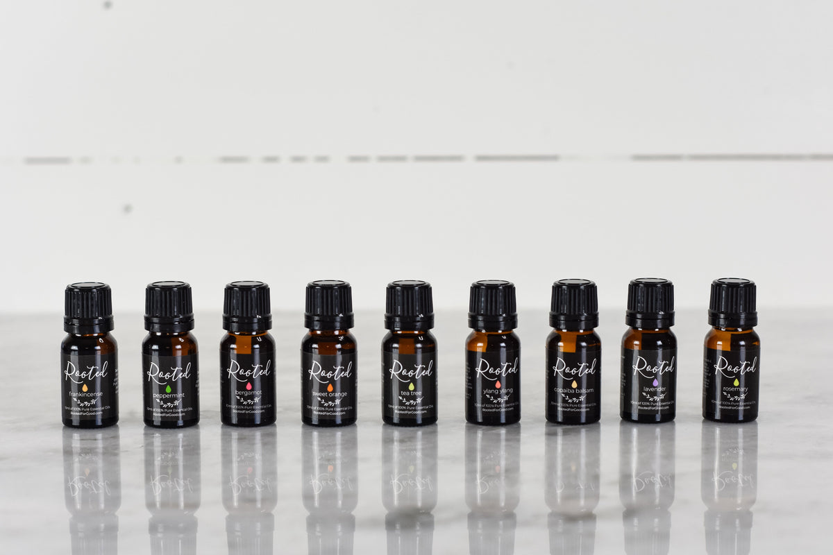 Essential Oil Blends Starter Kit by Rooted For Good