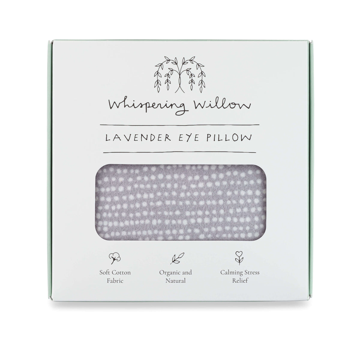 Tranquil Gray Lavender Eye Pillow