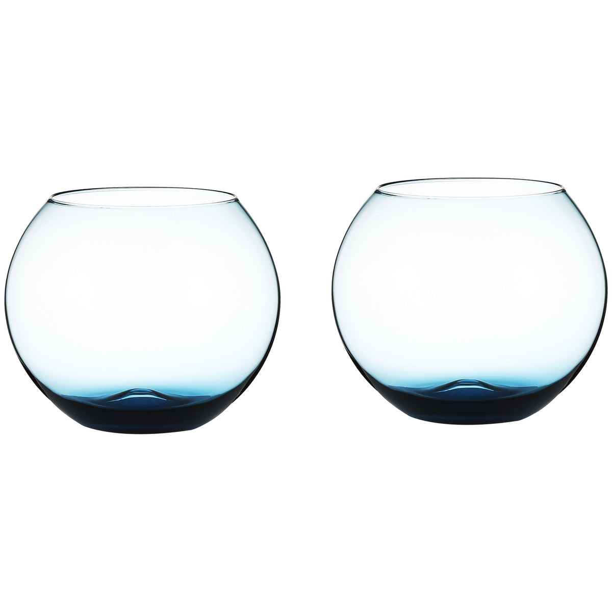 Berkware Set of 4 Sparkling Colored Stemless Wine Glass