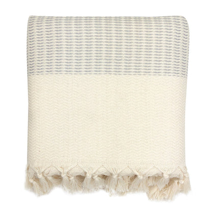 Plush Wavy Turkish Throw by SLATE + SALT