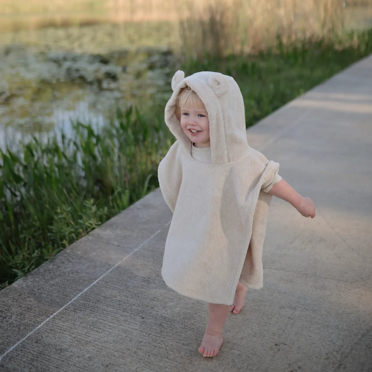 Organic Bear Poncho Towel