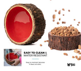 🐶 Farmhouse Wood Dog Bowl – BPA-Free, Non-Slip & Stylish Pet Dish (32oz)