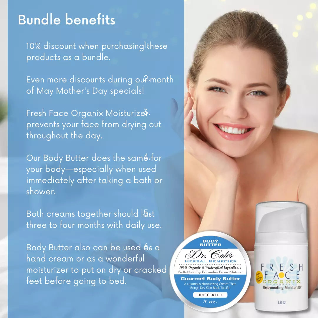 Fresh Face Cream and Dr. Cole's Body Butter Bundle