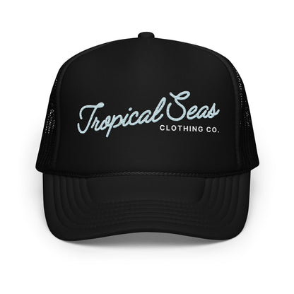 Fancy Tropical Seas Foam Trucker Hat