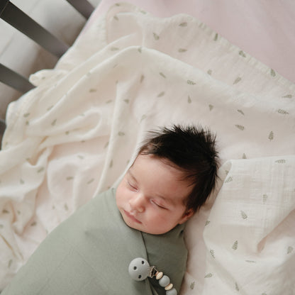 Organic Cotton Muslin Swaddle Blanket