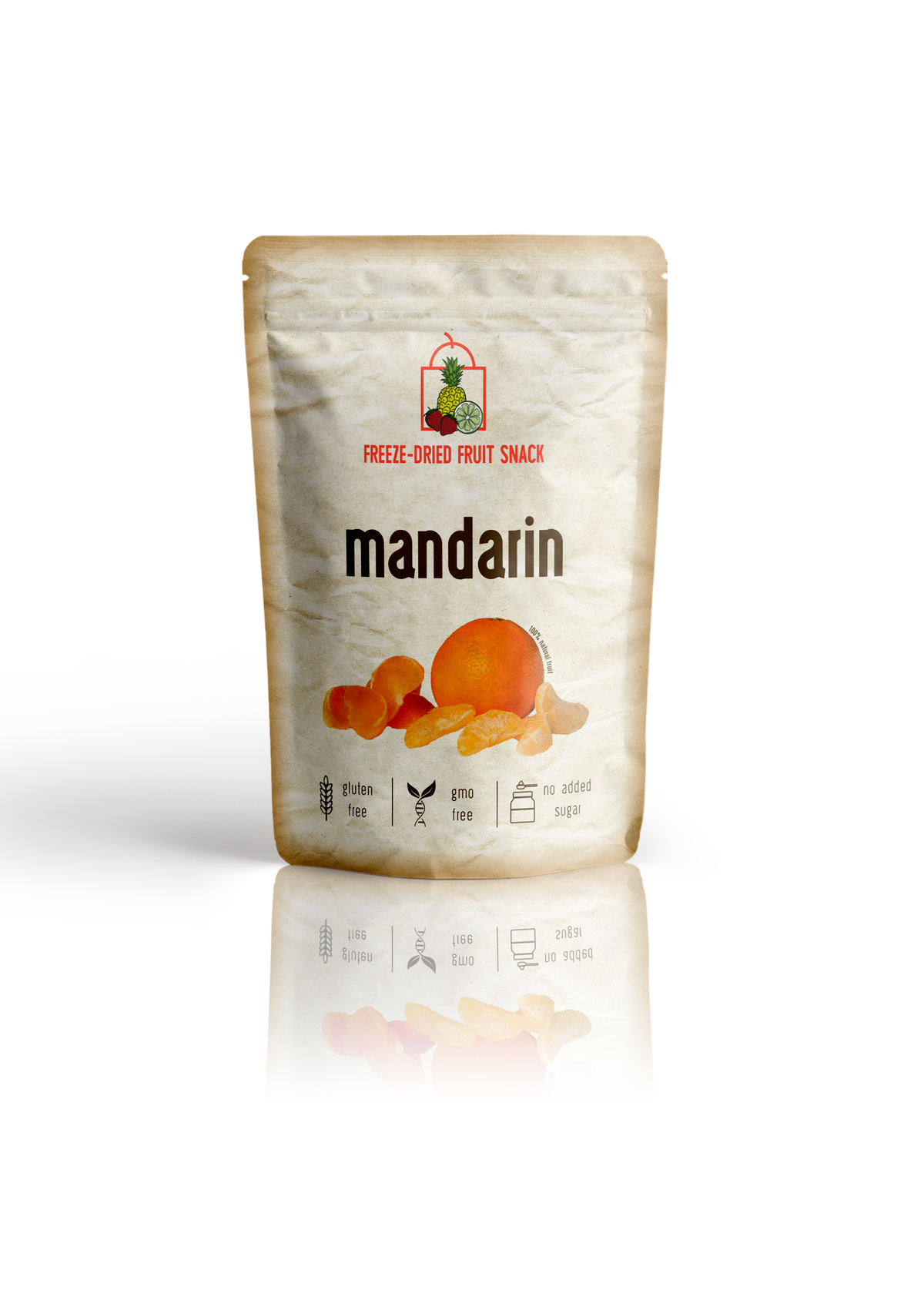 Freeze Dried Mandarin Snack by The Rotten Fruit Box