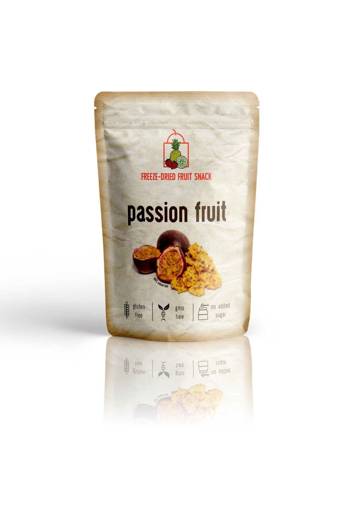 Freeze Dried Passion Fruit Snack by The Rotten Fruit Box