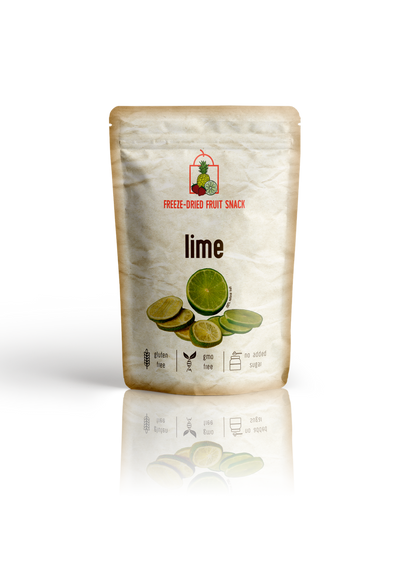 Freeze Dried Sliced Lime by The Rotten Fruit Box