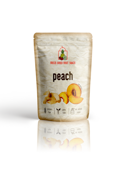 Freeze Dried Peach Snack by The Rotten Fruit Box