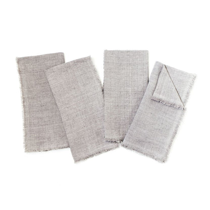 Stone Washed Linen Dinner Napkins by Creative Women