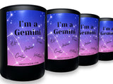 Gemini Zodiac candle by Angsty Addie