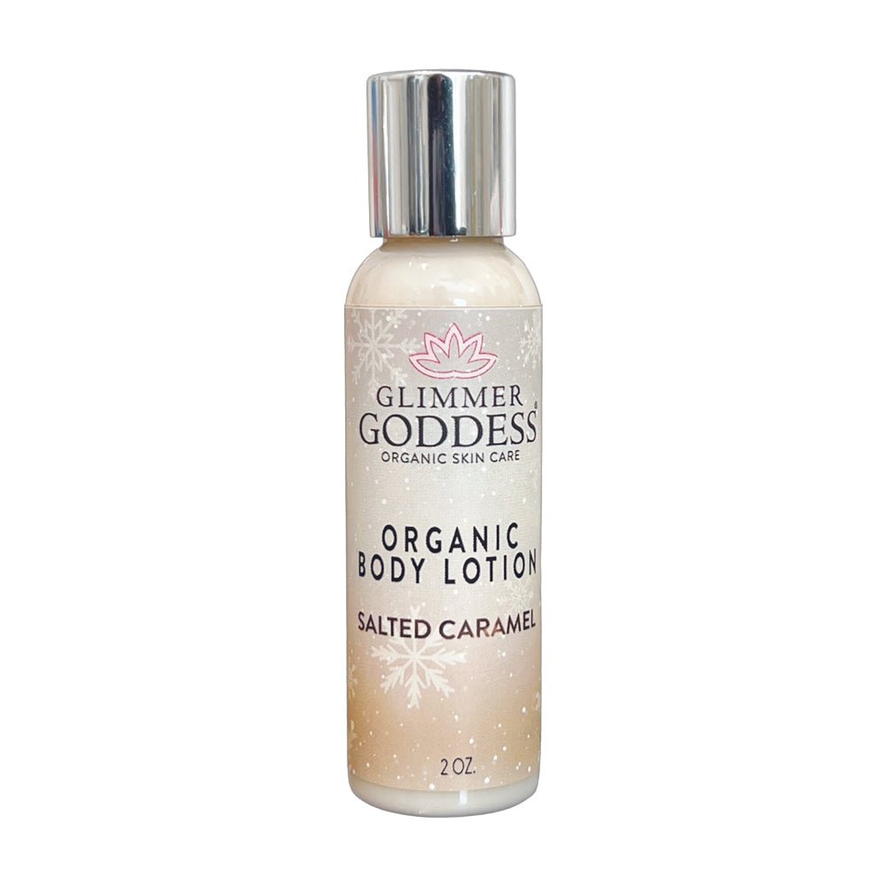 Glimmer Goddess Organic Seasonal Body Lotion Travel Size Gift Set